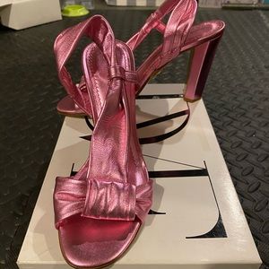 Diane Von Furstenberg pink heels